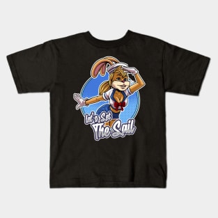 Sailor Bunny Artwork Kids T-Shirt